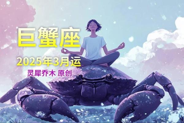 2025年3月25日今日巨蟹座星座运势