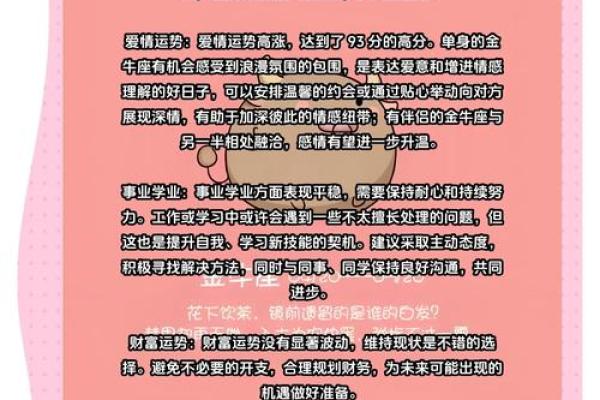 4月金牛座运势 2024年4月金牛座运势事业财运双旺桃花机遇全解析 4月金牛座运势 2024年4月金牛座运势事业财运双旺桃花机遇全解析