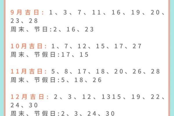 2024装修开工吉日吉时对照表