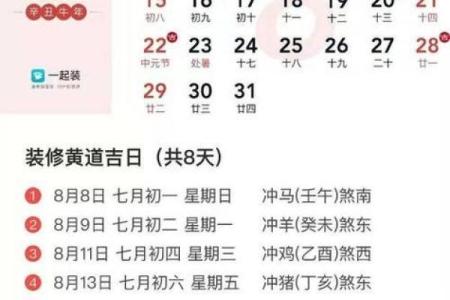 装修开工属于黄历中的什么