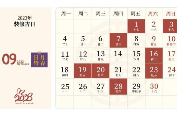 2023装修动工吉日 2023装修动工吉日