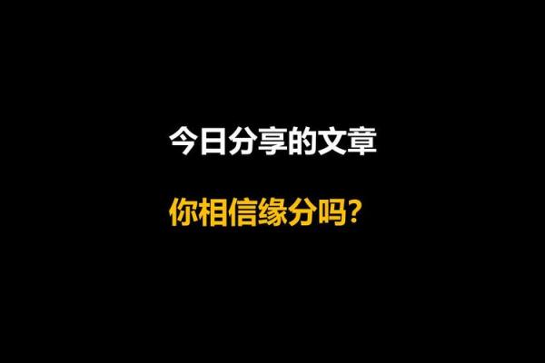 相信缘分吗_缘分是什么你相信缘分吗