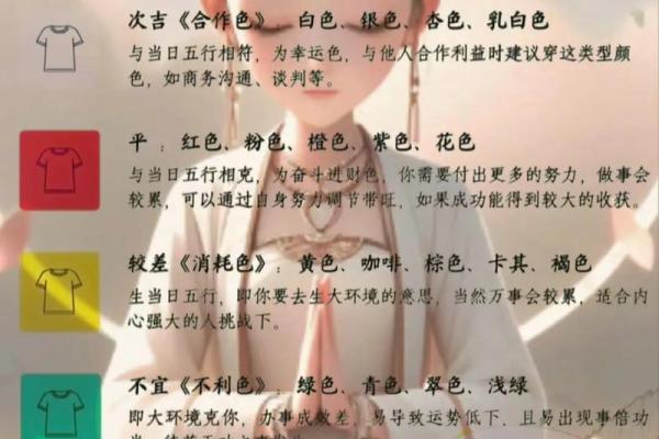 每日穿衣五行颜色2025年4月8日(每日穿衣五行颜色运势2025.7.5)