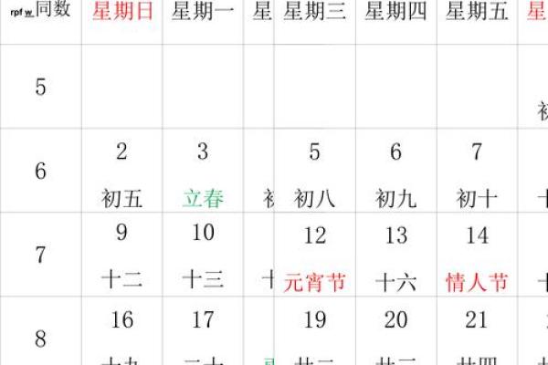 2025年日历带农历表 2025年日历带农历表