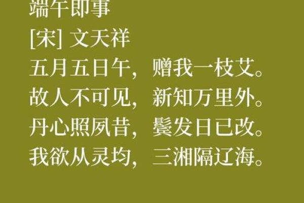 端午节的优美句子简短