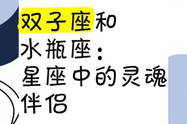 双子座和水瓶座的特点(双子座和水瓶座的特点区别)