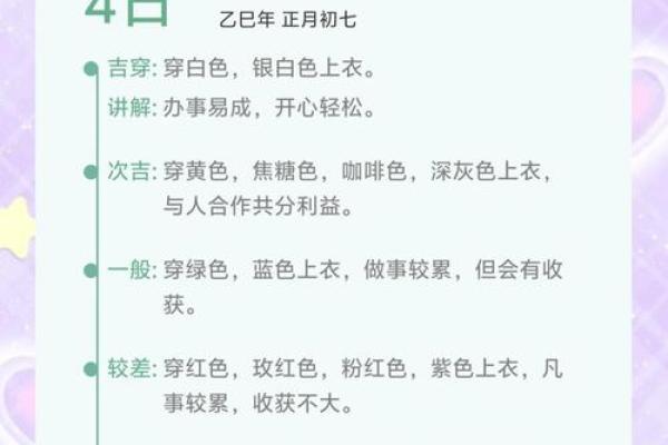 2025年3月4五行穿衣分享查询