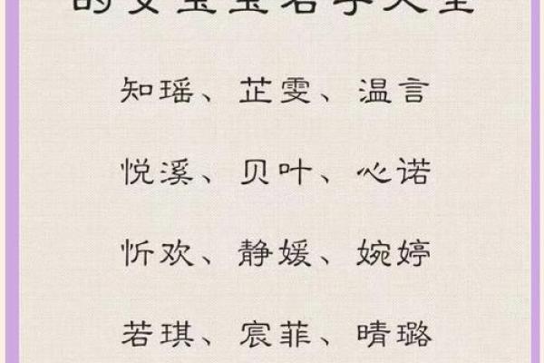 2019年处暑出生女宝宝起什么小名好？姓名