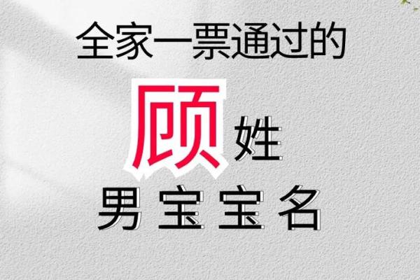 顾姓男孩名字大全-顾姓男孩起名字大全-顾姓名字大全姓名