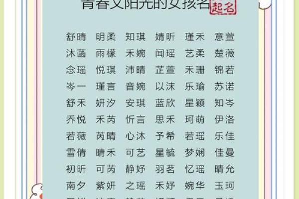 2021年7月17日出生的女孩名字集锦,取名喜用字分享姓名